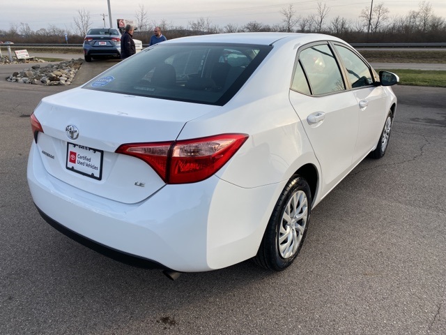 $14,495 2018 Toyota Corolla LE White 4D Sedan in Beavercreek